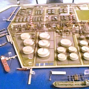製油所の模型