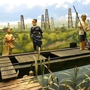 油船の模型展示