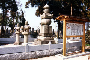 大栄寺にある沢海藩主の墓所