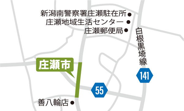 庄瀬市開催場所の地図