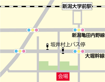坂井輪地下トンネル　マップ