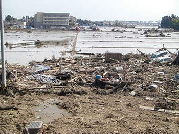 平成23年東日本大震災　仙台市の津波被害