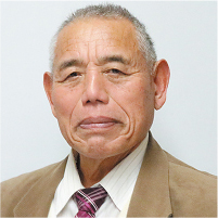 西川地域コミュニティ協議会　会長　田中一男　顔写真