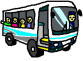 市政バスの絵