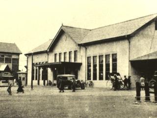 昭和初期の新津駅