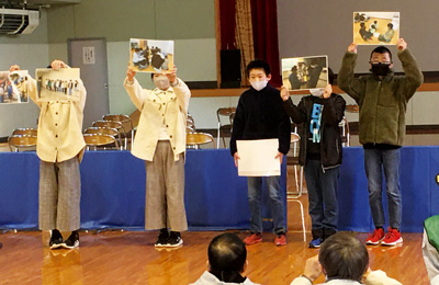 【写真】防災学習発表の様子