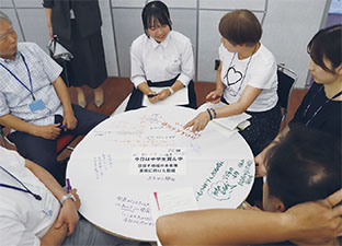 グループワークの様子を撮った写真