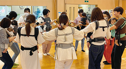 抱っこdeダンスの様子を撮った写真
