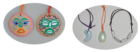 勾玉と管玉の写真