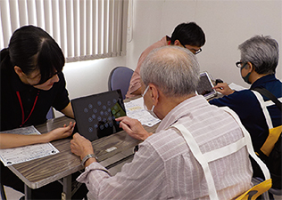 はにわのクリスマス飾りの写真