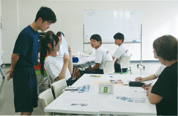 地元コミ協とのワークショップの様子