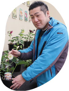 新津フラワーランド相馬さんの写真