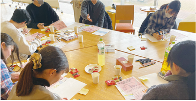 トークセッション中の写真