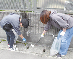 クリーン作戦の様子1