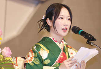 二十歳のことば・代表者の小川千乃さん