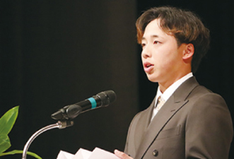 二十歳のことば・代表者の川内颯也さん