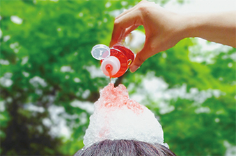 かき氷シャンプーの写真