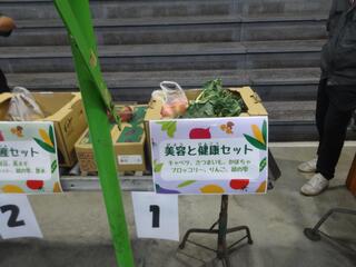 野菜模擬せり商品