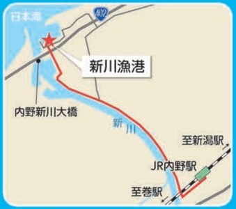 新川漁港マップ