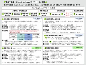 事業チラシ2枚中の1枚目