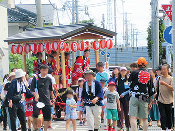 弁天橋中央ふれあい祭り 風景