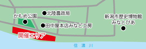 開催エリア　地図