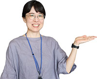 学芸員近影
