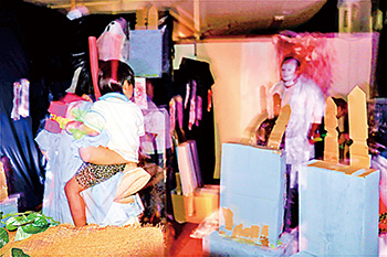 お化け屋敷 風景