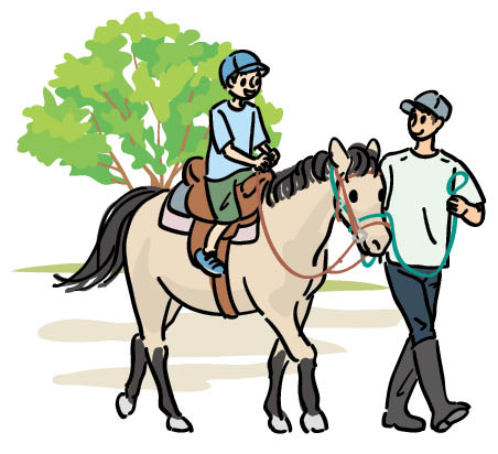 乗馬イラスト
