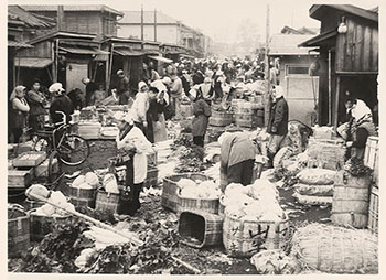 昭和34年の沼垂市場
