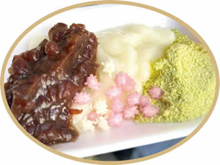 写真　振る舞い餅