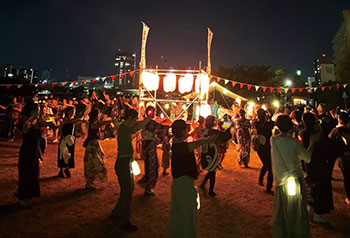 新潟盆踊りVIVABON　風景
