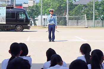 夏休みを前に交通安全を再確認　風景