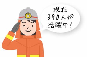 現在390人が活躍中!