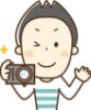 写真撮影のイラスト