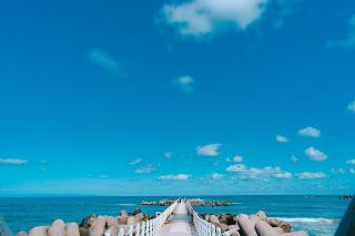 日和山浜突堤の写真