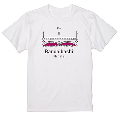 2025萬代橋Tシャツ（ホワイト）1