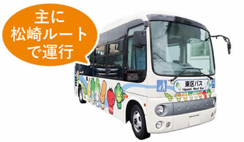主に松崎ルートで運行