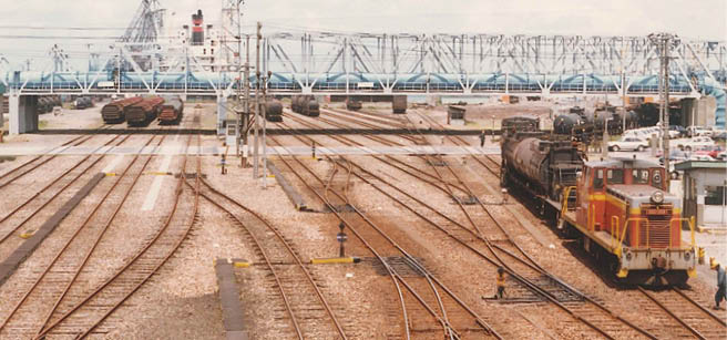 写真 東新潟港駅の過去の様子