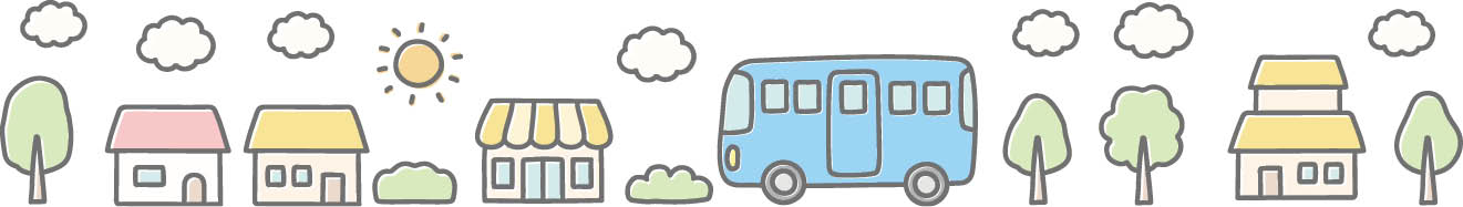 イラスト　バス