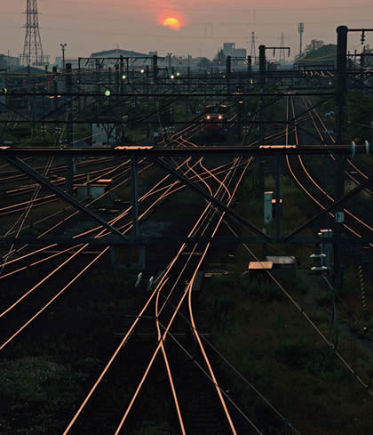 作品写真　鉄路
