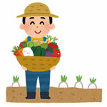 イラスト　野菜栽培