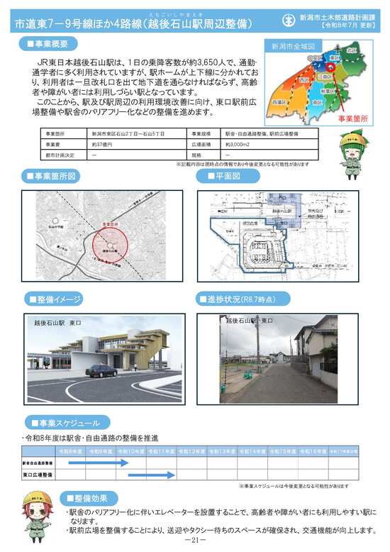 越後石山駅周辺整備事業概要