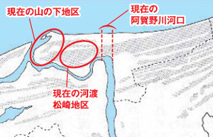 阿賀野川河口図
