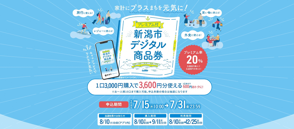 新潟市デジタル商品券