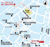 新潟シティガイドによるまち歩きルート