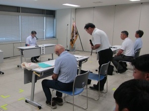 表敬訪問の様子