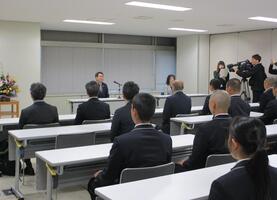 表敬訪問の様子