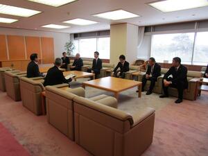 表敬訪問の様子