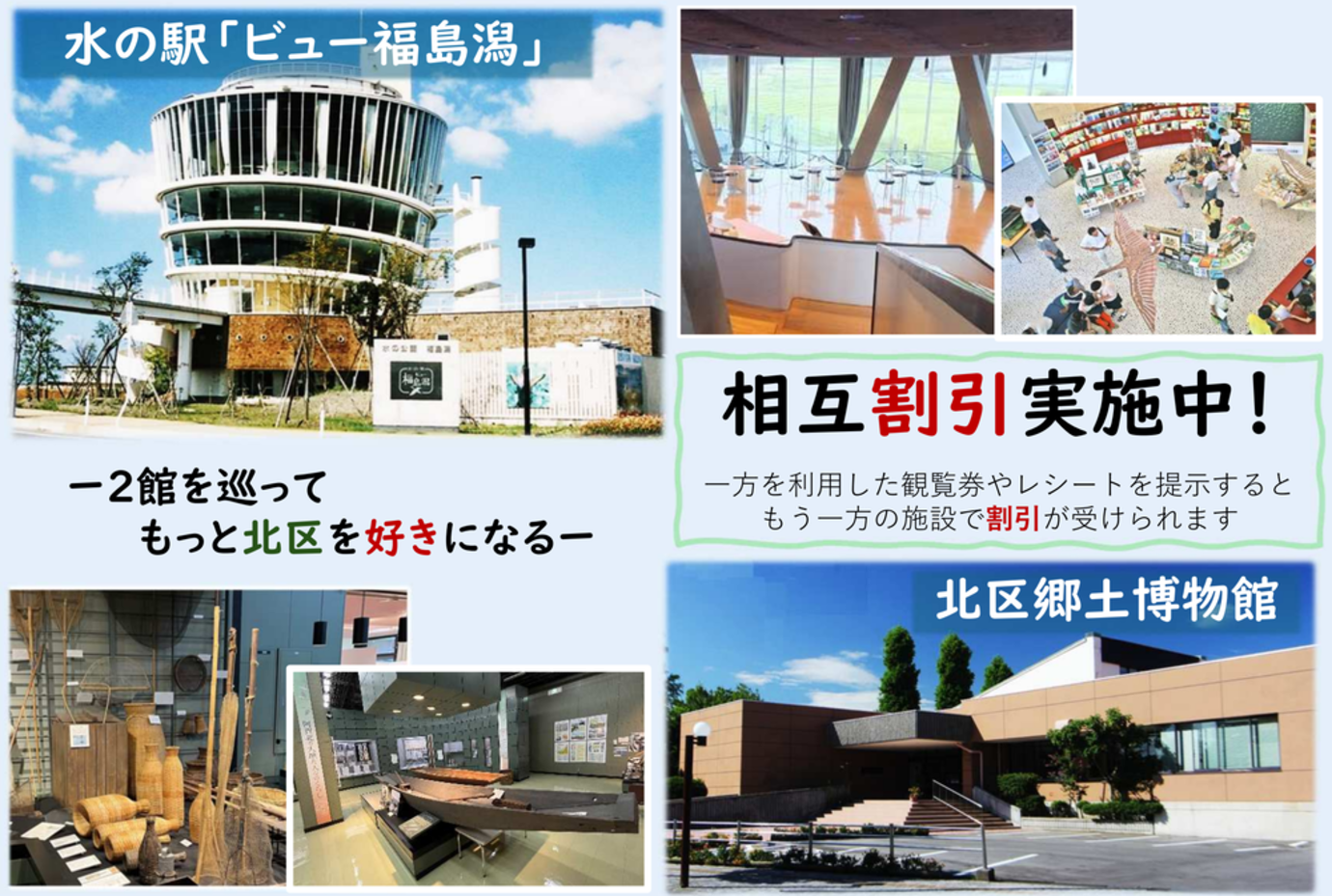 ビュー福島潟・北区郷土博物館相互割引